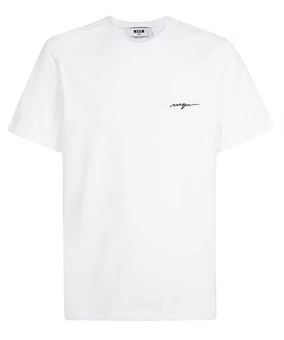 Msgm Cotton T-shirt In White