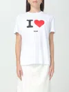 Msgm T-shirt With Logo In White