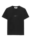 Msgm Logo-printed Crewneck T-shirt In Negro