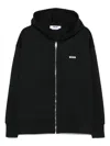 Msgm Cotton T-shirt With Front Printed Logo In Black