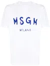 Msgm Cotton T-shirt In White