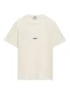 Msgm Logo-print T-shirt In Blanco