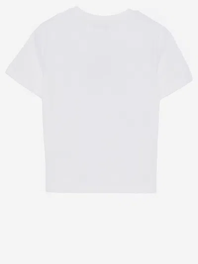 Msgm Cotton T-shirt In Animal Print