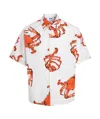 Msgm Short Sleeve Shirt In White
