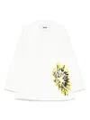 Msgm Crepe Blazer In White