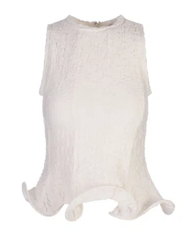 Msgm Crew Neck Blouse