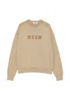 Msgm Crew-neck Sweatshirt In Neutral