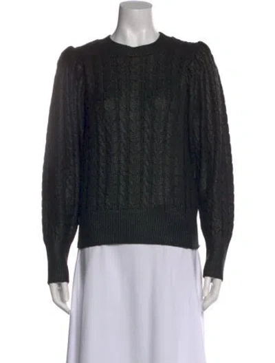 Pre-owned Msgm Crew Neck Sweater In Black