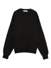Msgm Crew-neck Sweatshirt In Black