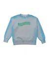 Msgm Crew Neck Sweatshirt In Blue