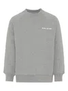 Msgm Crew-neck Sweatshirt In Gray