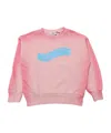 Msgm Crew Neck Sweatshirt In Pink