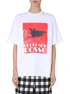 Msgm Essential Crew Neck T-shirt For Women In White