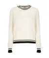 Msgm Sweaters White In White