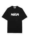 Msgm T-shirts In Negro