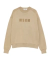 Msgm Crew-neck Sweatshirt In Neutral