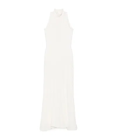 MSGM CRINKLED MAXI DRESS