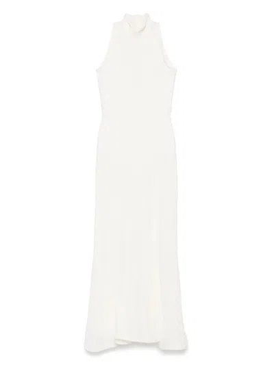 MSGM CRINKLED MAXI DRESS