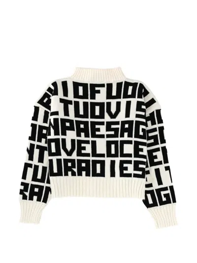 Msgm Chic Sweater For Women Fw25 Collection In Multi