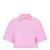 Msgm Collared Polo Top In Multi