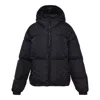 Msgm Cropped Puffer Jacket In Blue