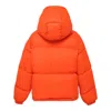 Msgm Logo-plaque Puffer Jacket In Orange