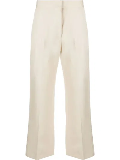MSGM CROPPED STRAIGHT-LEG TROUSERS
