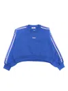 Msgm Cropped Sweatshirt In Red