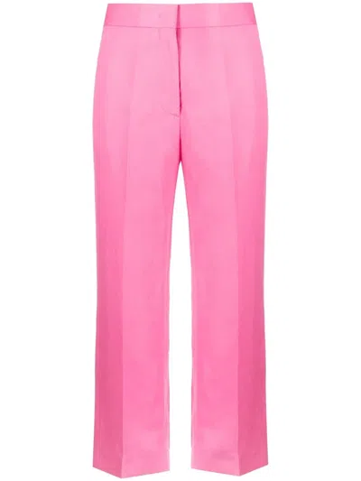 MSGM CROPPED TAILORED TROUSERS