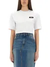 Msgm Cropped T-shirt