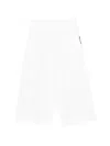 Msgm Crumpled Poplin Pants In White