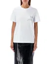 Msgm Crystal Ribbon Graphic T-shirt