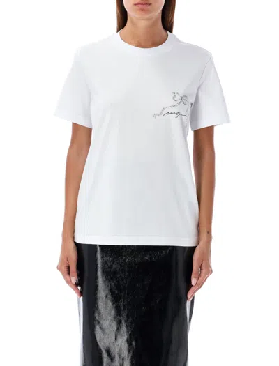 MSGM MSGM CRYSTAL RIBBON T-SHIRT
