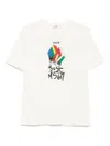 Msgm Cube-print T-shirt In White