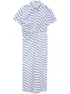 Msgm Cut-out Maxi Dress In White