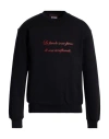 Msgm Dario Argento X  Man Sweatshirt Black Size Xs Cotton In Black