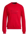 Msgm Dario Argento X  Man Sweatshirt Red Size Xs Cotton