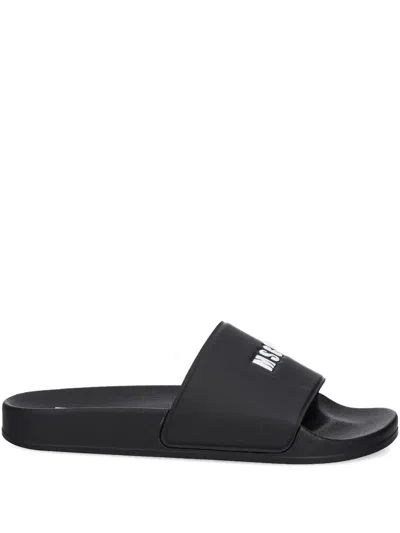 MSGM DEBOSSED-LOGO SLIDES