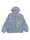 Msgm Denim Jacket Boy In Blue