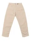 Msgm Denim Pants Boy In Nude