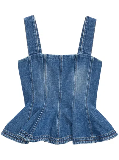 MSGM DENIM TOP