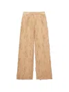 Msgm Destroyed Trousers In Neutral