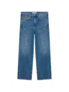 Msgm Denim Trousers Distressed Detail Belt Loops In Blue