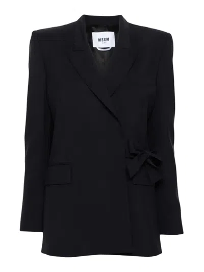 Msgm Blazer - Azul In Blu