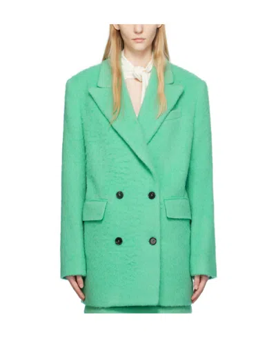 MSGM DOUBLE-BREASTED LONG-SLEEVED COAT