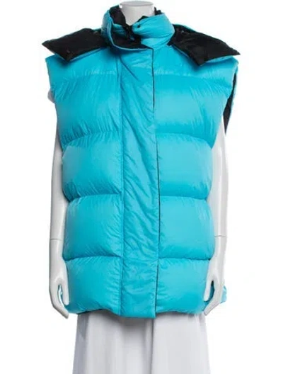 Pre-owned Msgm Down Jacket In Blue