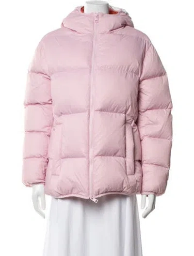 Pre-owned Msgm Down Jacket In Pink