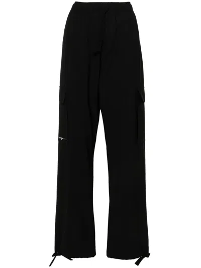 MSGM DRAWSTRING CARGO TROUSERS