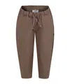 MSGM MSGM KIDS LOGO TAG TAPERED TRACK PANTS