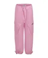 Msgm Drawstring Casual Pants In Pink